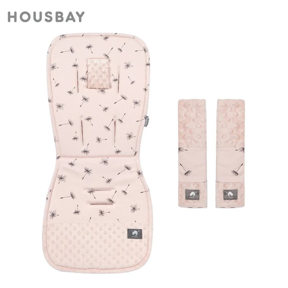 Kinderwagen Kissen & Sicherheitsgurt Abdeckung 2 Teile/satz Universal Baby Kinderwagen Sitz Pad Weiche Kinder Kinderwagen Auto Matte Kinderwagen Zubehör Image