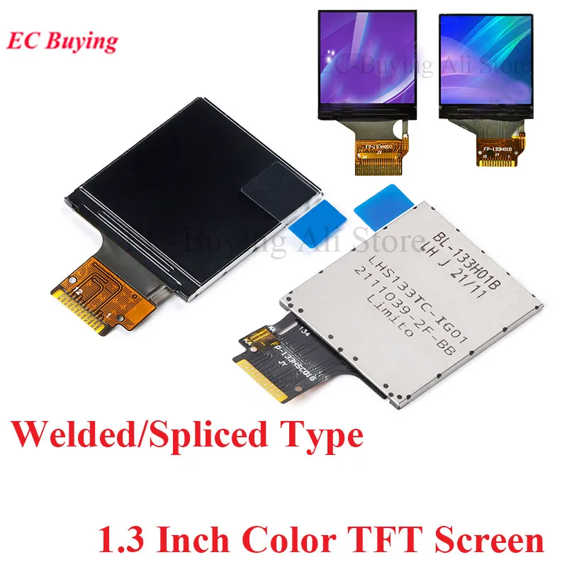 1,3-Zoll-TFT-Vollfarb-HD-IPS-LCD-Anzeigemodul 1,3-Zoll-LCD-LED-Bildschirm 240 x 240 SPI 8 Bit paralleles ST7789-Laufwerk 240 x 240-Anschluss Image