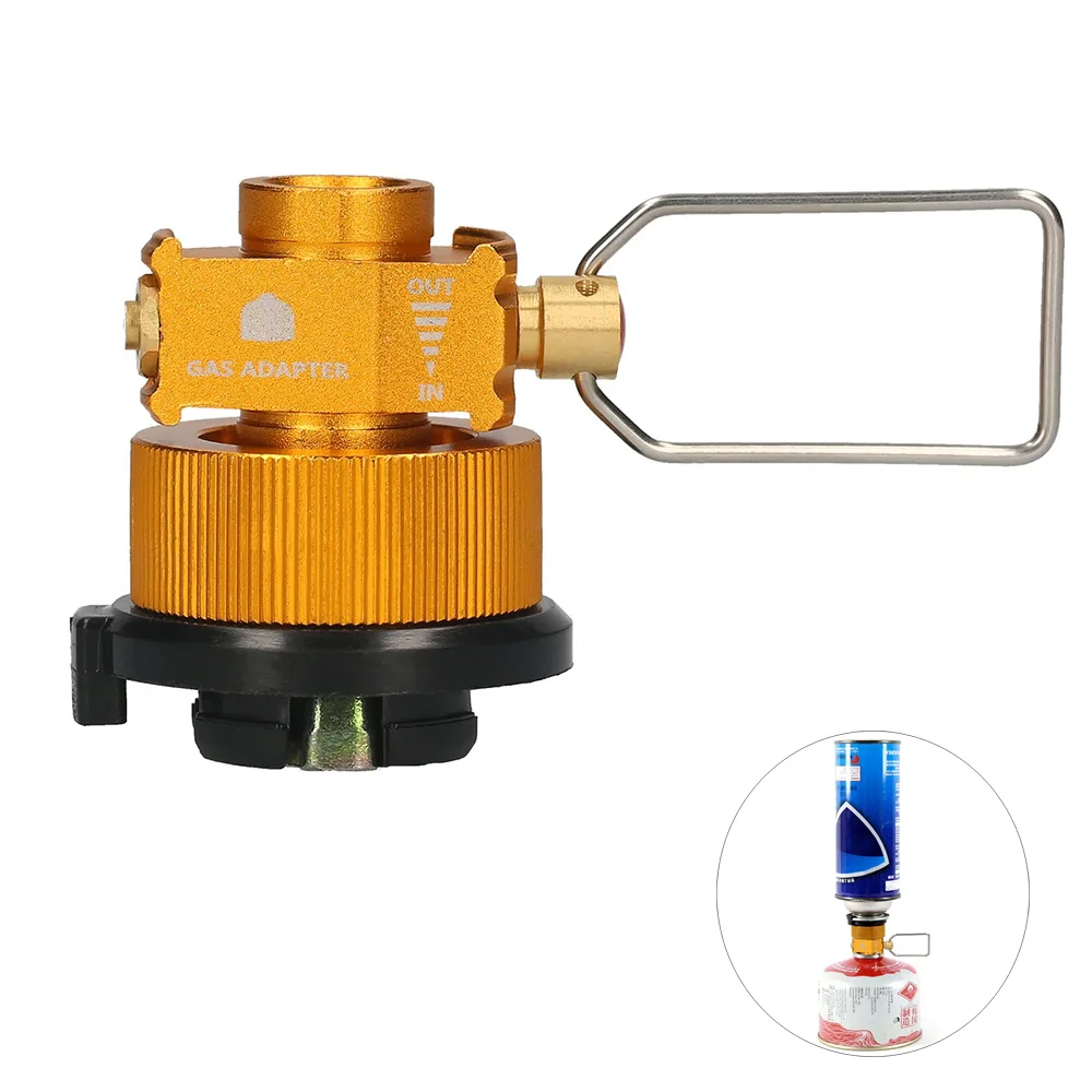 Outdoor Camping Herd Propan Nachfüllen Adapter Gas Brenner Gas Füllung Butan Zylinder Tank LPG Saver Gas Adapter Ventil Ausrüstung Image