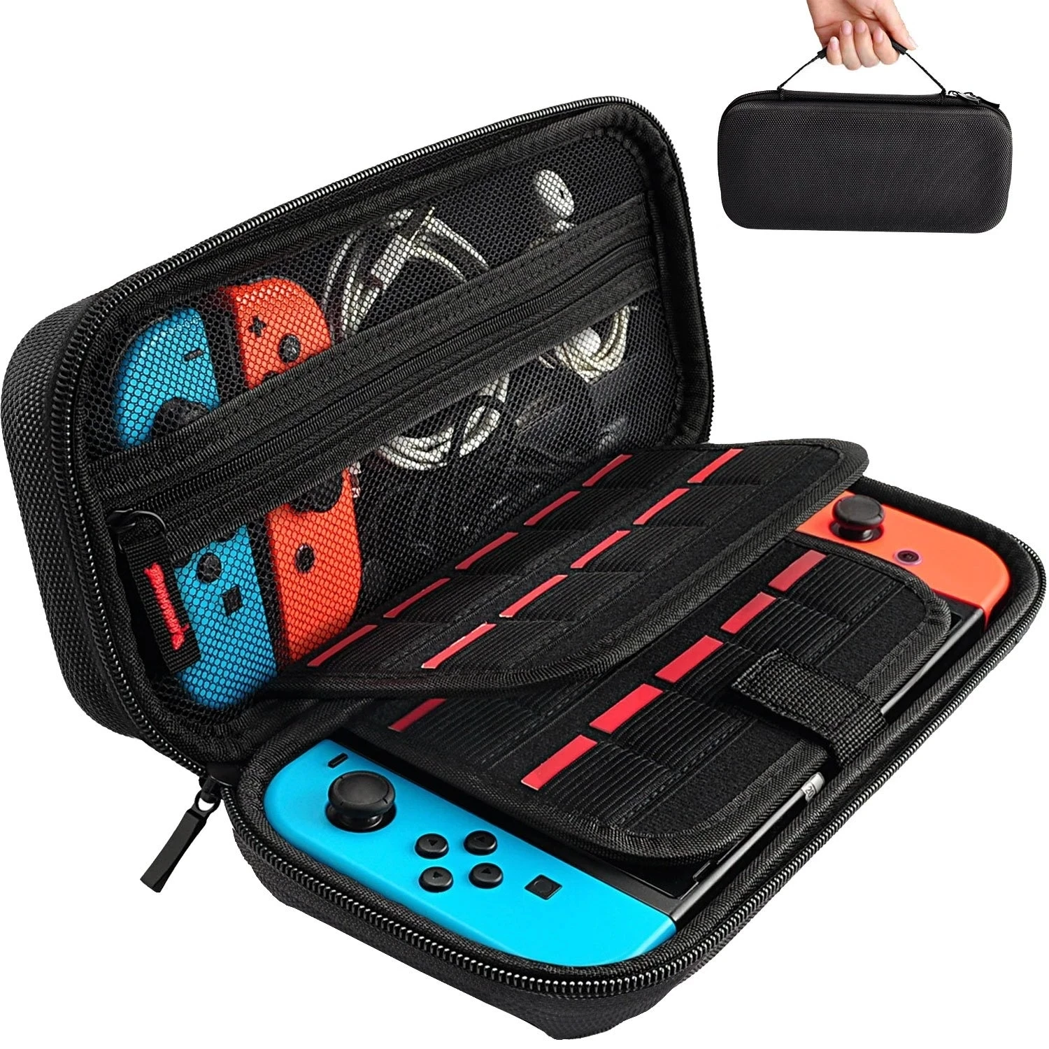 Lagerung Tasche Für Nintend Schalter Nintendos Konsole Handheld Tragetasche Tasche Für Nintend Schalter Oled Lite Spiel Zubehör Image