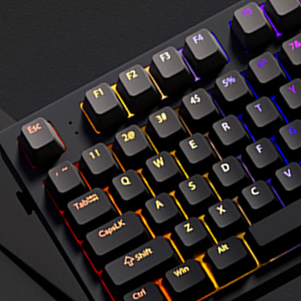 2026 Ink Shadow RGB Hintergrundbeleuchtete Top-Print-Tastenkappen 133 Tasten OEM-Profil Durchscheinende PBT Double-Shot-Tastenkappen für Mechanische Tastaturen Image