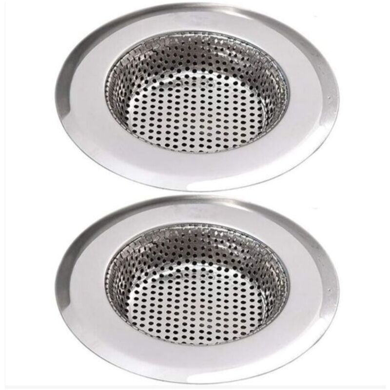 Filtri Per Lavello In Acciaio Inox, Tappo Di Scarico, Cestello Filtro Di Scarico, Tappo Di Scarico Per Bagno, Filtro Per Lavello Da Cucina, Tappo Per Lavello, Filtro Per Lavello (2 Pezzi) (3,54 Pollic