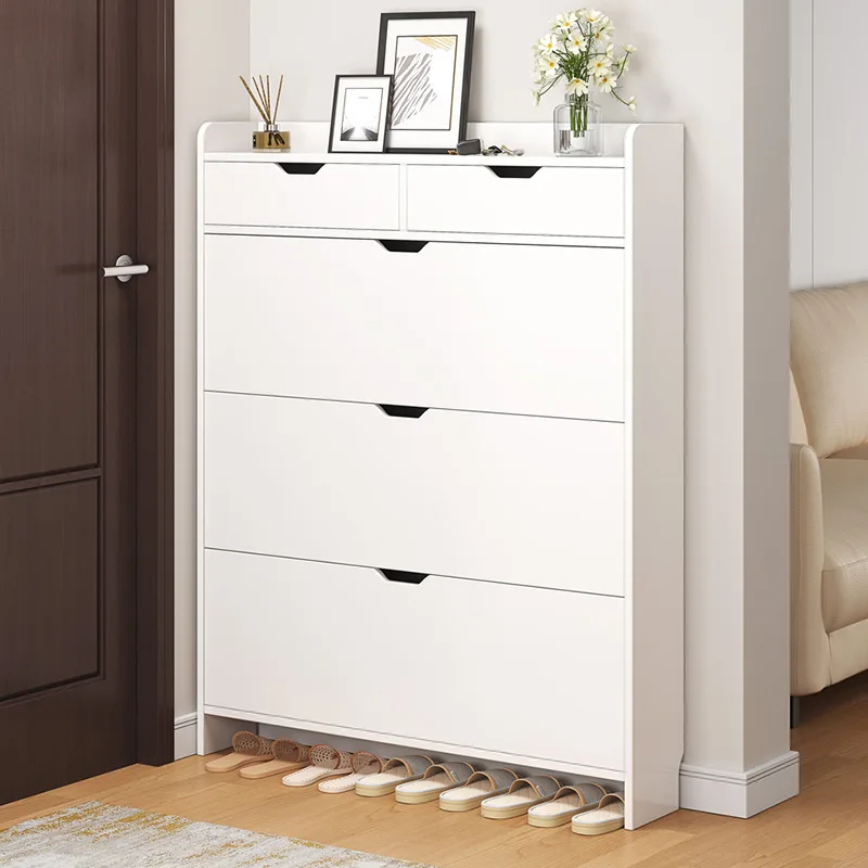 Moderner Kippeimer, ultradünner Schuhschrank, Haushalt, Eingangstür, kleiner Schuhschrank, kleine Wohnung, 2025, neu, beliebt