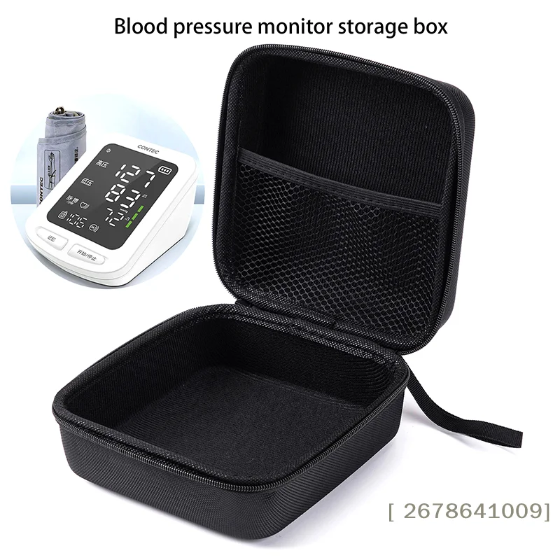  Harte EVA-Reisetasche für Blutdruckmessgerät - Stoßfeste, Wasserdichte Schutztasche mit Netzfach Image