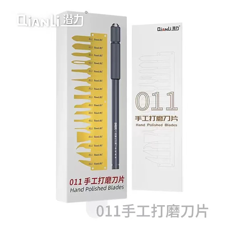 Qianli 007 008 009plus 011 Leimen tfernungs messer Werkzeuge Kit Motherboard BGA Chip Kleber Reinigung Schaber Mainboard SMD Löt messer Image