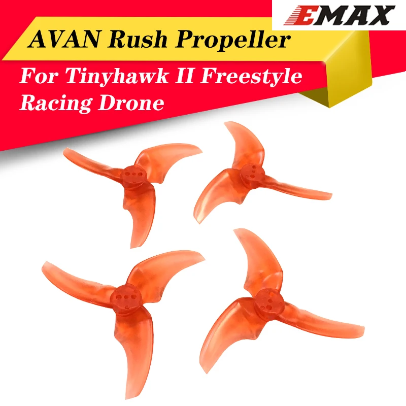 Heißer Verkauf 2 Paar Emax AVAN Rush 2,5 Zoll 3 Blatt CW CCW Propeller für FPV Racing Drone Multi Rotor Emax Tinyhawk II Freestyle Image