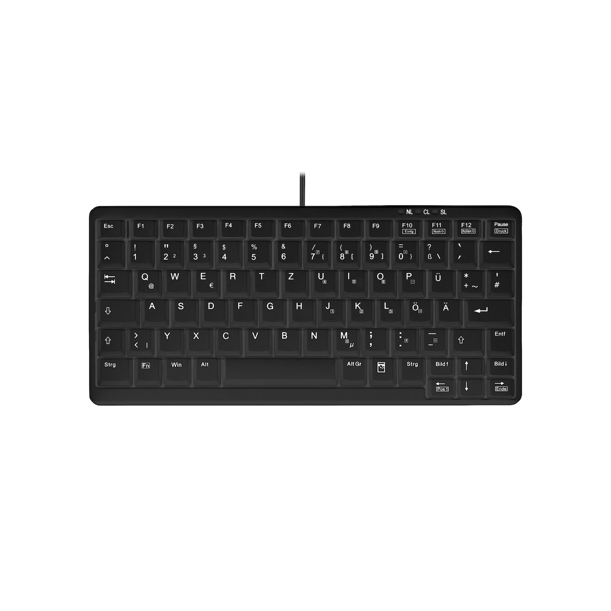 Active Key Tast AK-4100-U-B/GE - soft tactile - mini - schwarz - deutsch Image