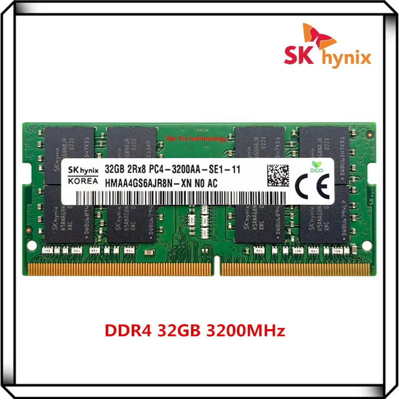 SK Hynix DDR4 32GB 2Rx8 3200AA PC4 3200MHz Original SO-DIMM RAM Notebook Laptop Speicher 32G