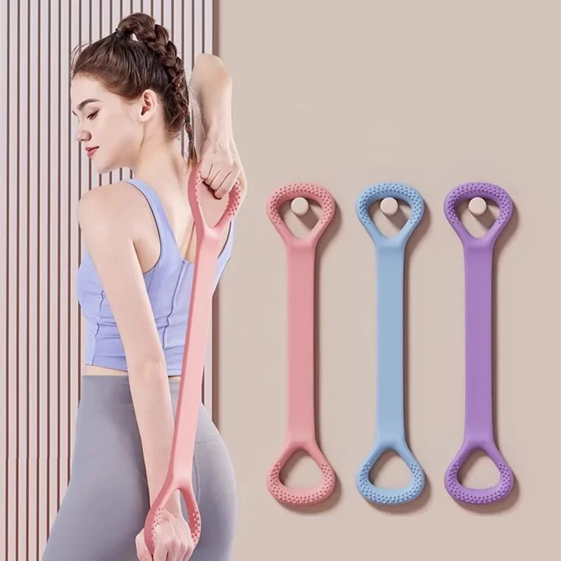 8-förmiges Fitness-Widerstands band Sport training Gummiband Home Fitness Gummi Zugseil Yoga-Training Fitness geräte