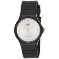 Casio Men's MQ76-7A1 Black Resin Quartz Watch with White Dial