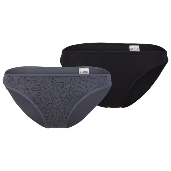 Stoic - Women's TrosaSt. Brief 2-Pack - Kunstfaserunterwäsche Gr M schwarz