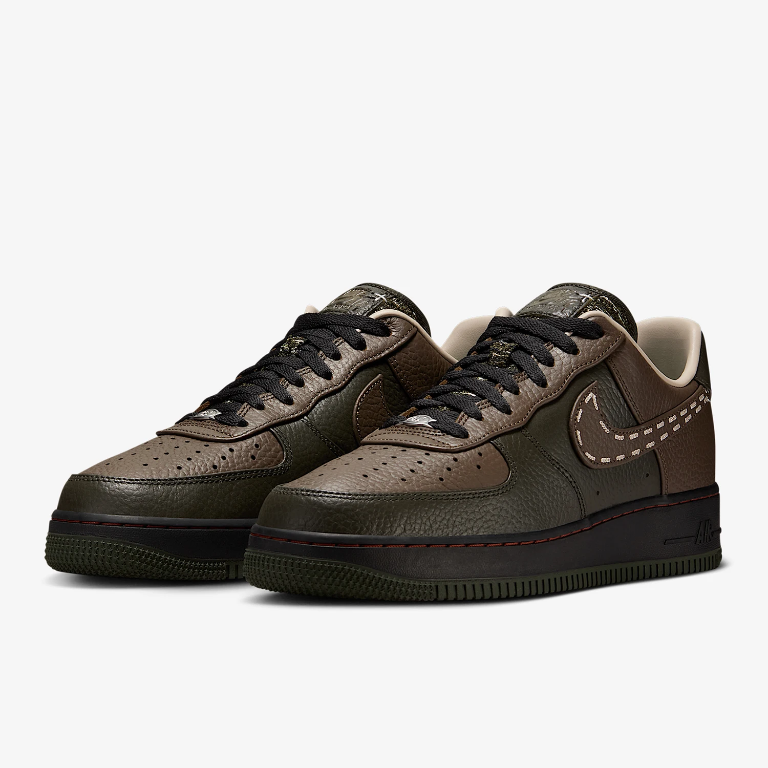 Nike Original Herbst-Herren-Freizeitschuhe mit niedrigem Schnitt und Schnürung, verschleißfest, IQ1122-320 Image