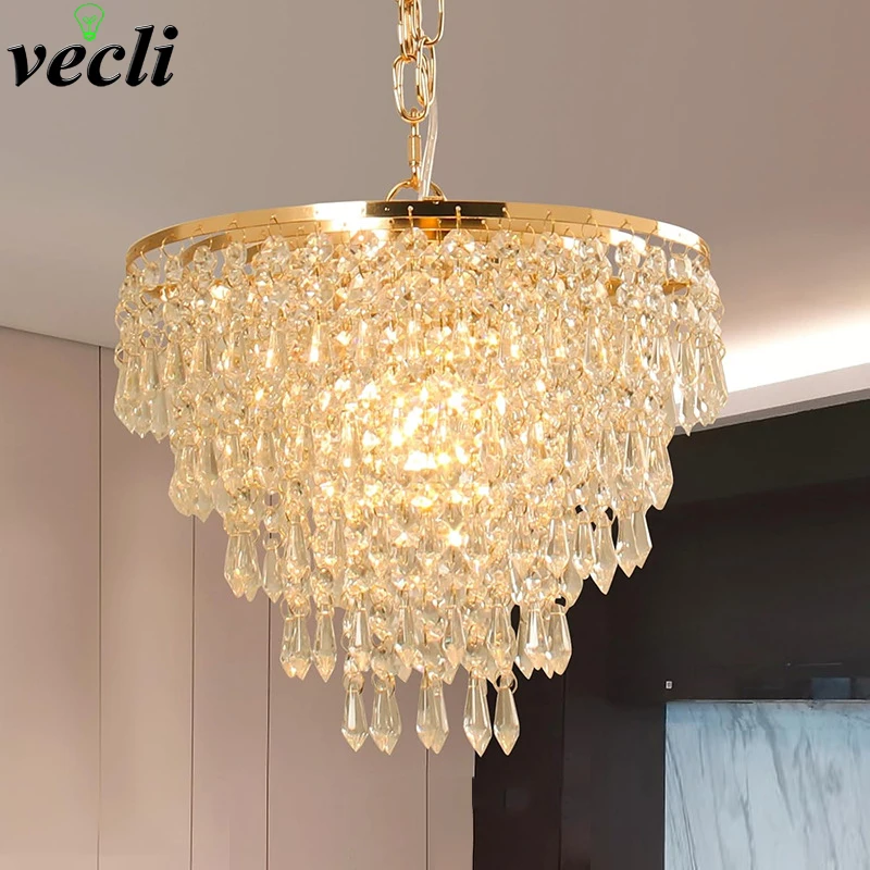 Neue Moderne Luxus Wohnzimmer Kristall Kronleuchter Licht High-End-Flur Korridor Wohnzimmer Schlafzimmer Esszimmer Decke Lampe