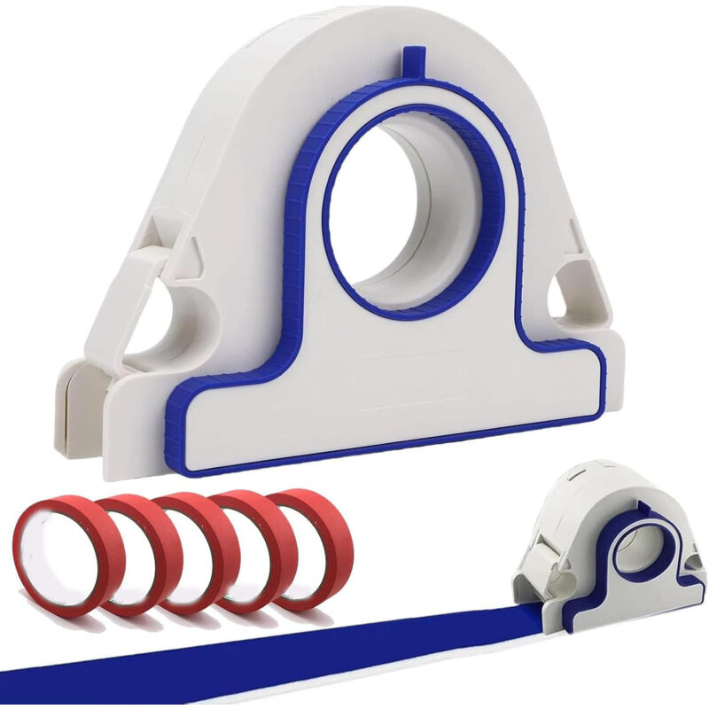 Applicatore Di Nastro Adesivo Per Pittori, Dispenser Professionale Di Nastro Adesivo Con Raschietto, Set Di Applicatori Per Nastro Adesivo Per Pittura, Include 5 Rotoli Di Nastro, Adatto Per Dipingere