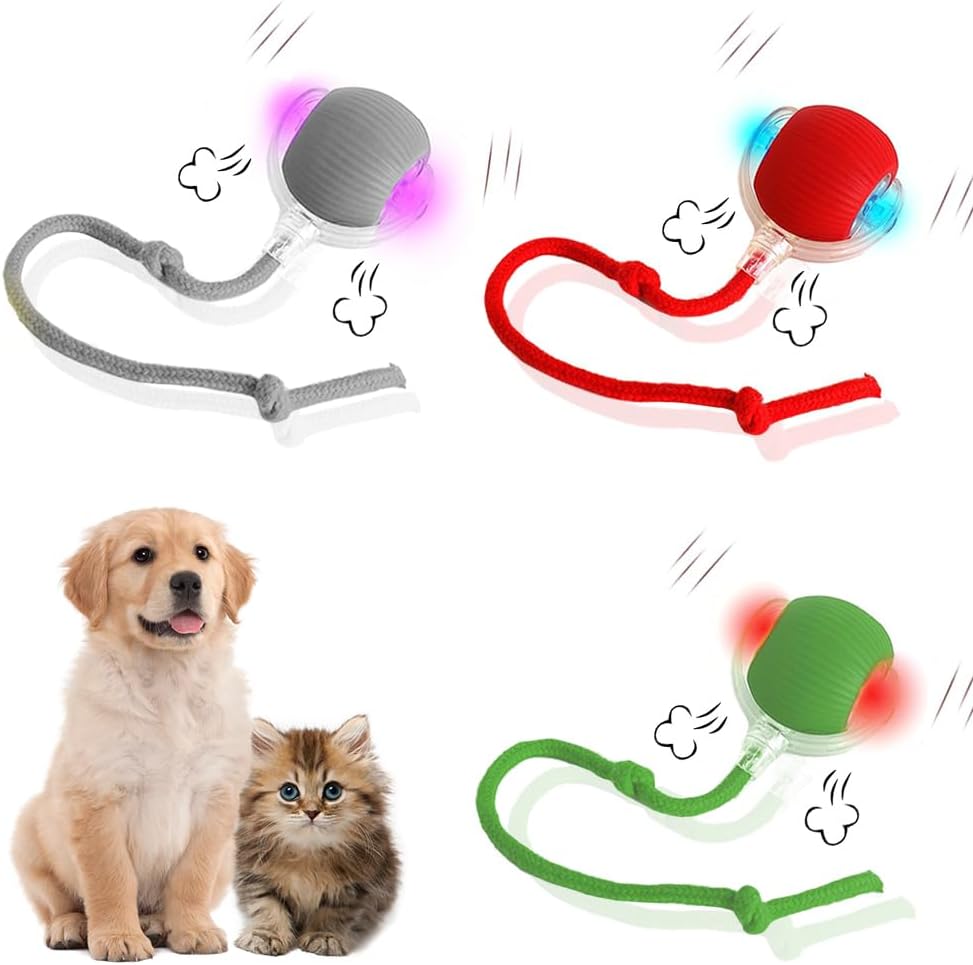 Palla Interattiva Per Gatti, Giocattolo Rotolante Per Cani, Giocattolo Interattivo Per Gatti, Palla Rotolante Intelligente Per Animali Domestici, Palla Giocattolo Interattiva Per Gatti Da Interno, Pal
