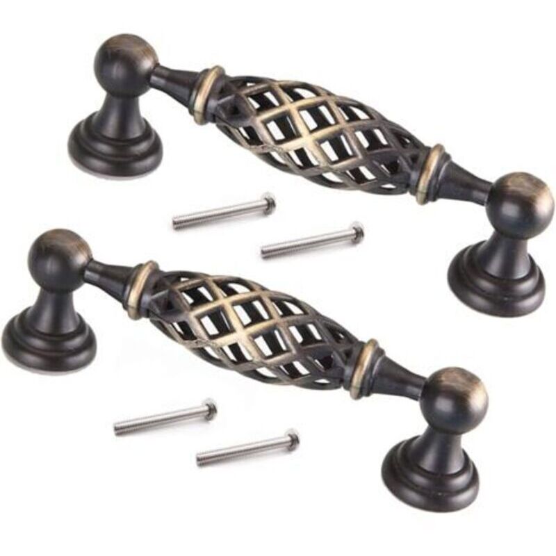 Maniglie Per Cassetti In Metallo A Forma Di Uccello, Maniglia A Gabbia Per Mobili, Maniglia Per Mobili In Bronzo Anticato, Maniglia Cava Per Cassetti, Per Mobili Da Cucina, Cassetti E Armadi Con Ante