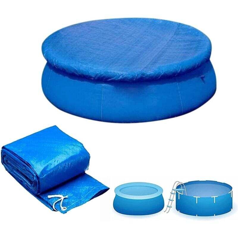 Copertura Per Piscina Ulisem, Copertura Protettiva Per Piscina Rotonda, Copertura Per Piscina Rotonda, Protezione Antipolvere Per Piscine Fuori Terra (366 Cm/12 Piedi)