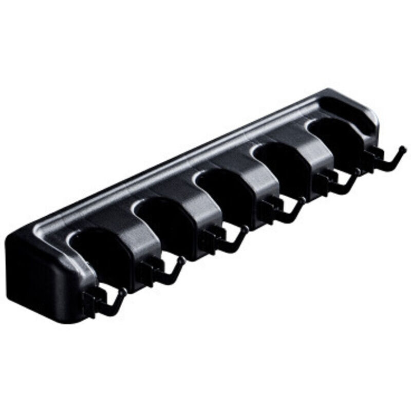 Porta Scopa - Gadget Per La Casa Porta Scopa Autoadesivo, Robusto Supporto Per Mocio Da Parete, Ganci A Clip Per Scopa, Organizer Per Riporre La Scopa, Nero