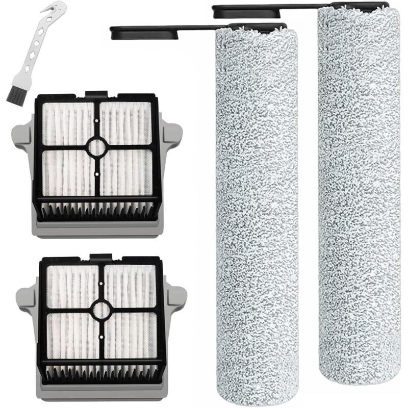 Accessori Per Tineco Floor One S7/s7 Pro/s6: 2 Spazzole Da 2 Pezzi + Filtro Di Ricambio Per Aspirapolvere A Secco/umido.