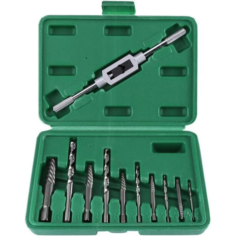 Estrattore Per Viti Rotte, Kit Di Estrattori Per Viti Da 11 Pezzi, Set Di Estrattori Per Viti Danneggiate Per La Rimozione Di Viti, Bulloni E Elementi Di Fissaggio Rotti O Danneggiati, Strumento Di Ri