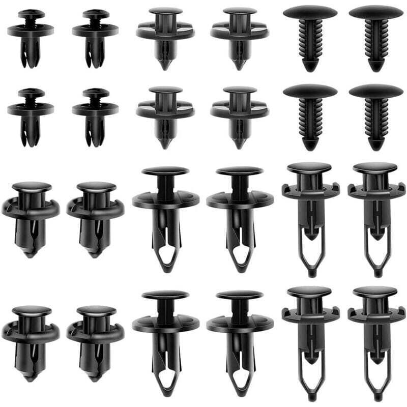 Clip Di Fissaggio In Plastica Per Auto, 200 Pezzi, Clip Per Auto, Rivetti In Plastica Con 6 Forme, Clip Di Fissaggio Per Auto, Rivetti In Plastica, Clip Per Pannelli Delle Portiere Dell'auto