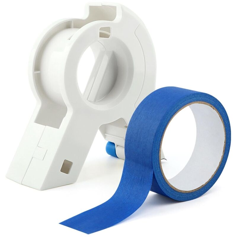 Kit Applicatore Di Nastro Adesivo Per Pittori, Dispenser Di Nastro Adesivo Masking Master Con Nastro Adesivo, Applicatore E Taglierina Portatile Per Dipingere Cornici Di Porte Decorative, Adatto A Var
