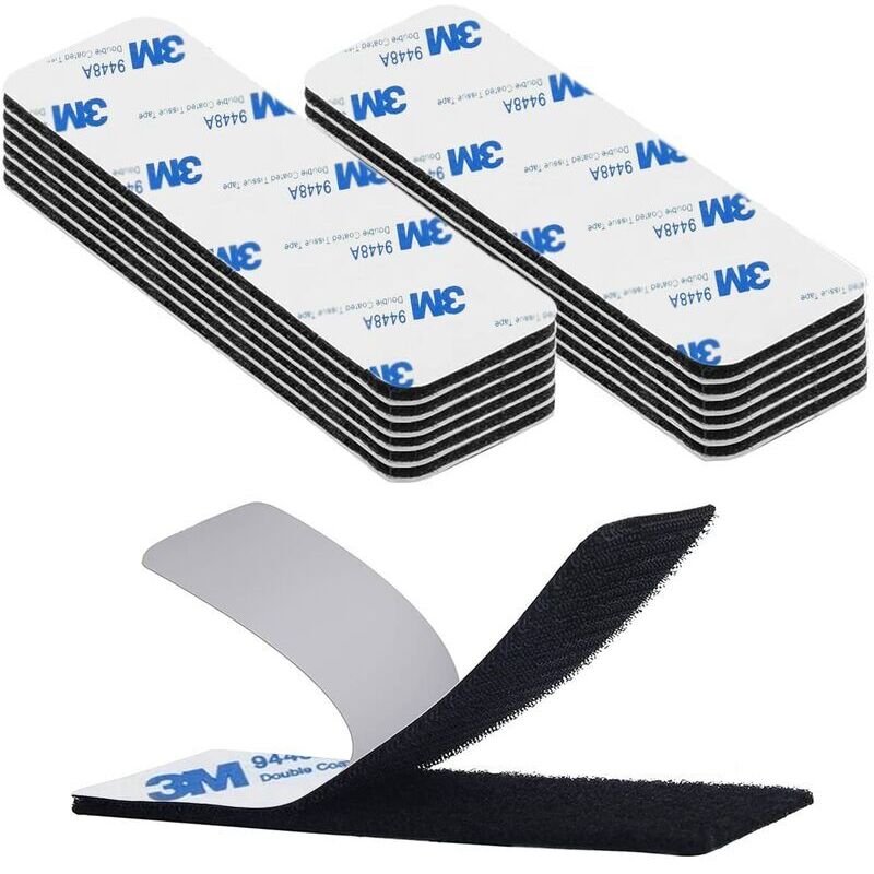 20 Pezzi Di Nastro Biadesivo Autoadesivo Antigraffio 3 X 10 Cm, Nastro Adesivo Rettangolare Extra Forte 3m, Vari Nastri Adesivi