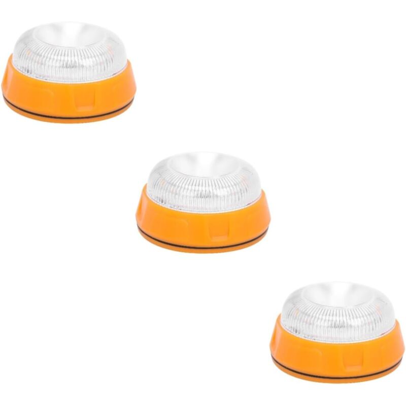 3 Pezzi Luci Di Allarme Luci Di Avvertimento Per Auto Lampada Stroboscopica Per Auto Luce Di Emergenza Per Auto Spia Di Avvertimento A Led Per Auto Gialla
