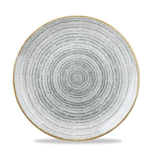 Churchill 12 x Teller flach coup 26cm STUDIO PRINTS HOMESPUN stone grey Image