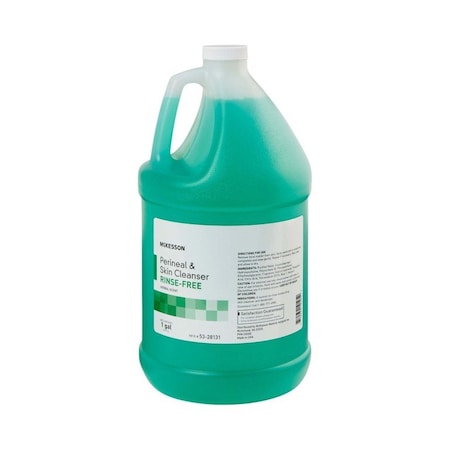 MCKESSON 53-28131 Herbal Scent Rinse-Free Perineal Wash, 1 Gallon Jug