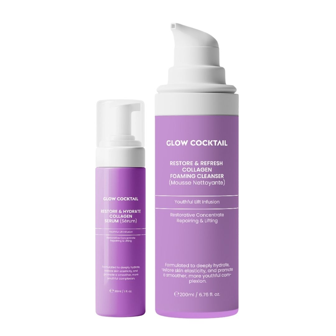 Glow Cocktail Siero ripristinante e idratante + detergente rinfrescant
