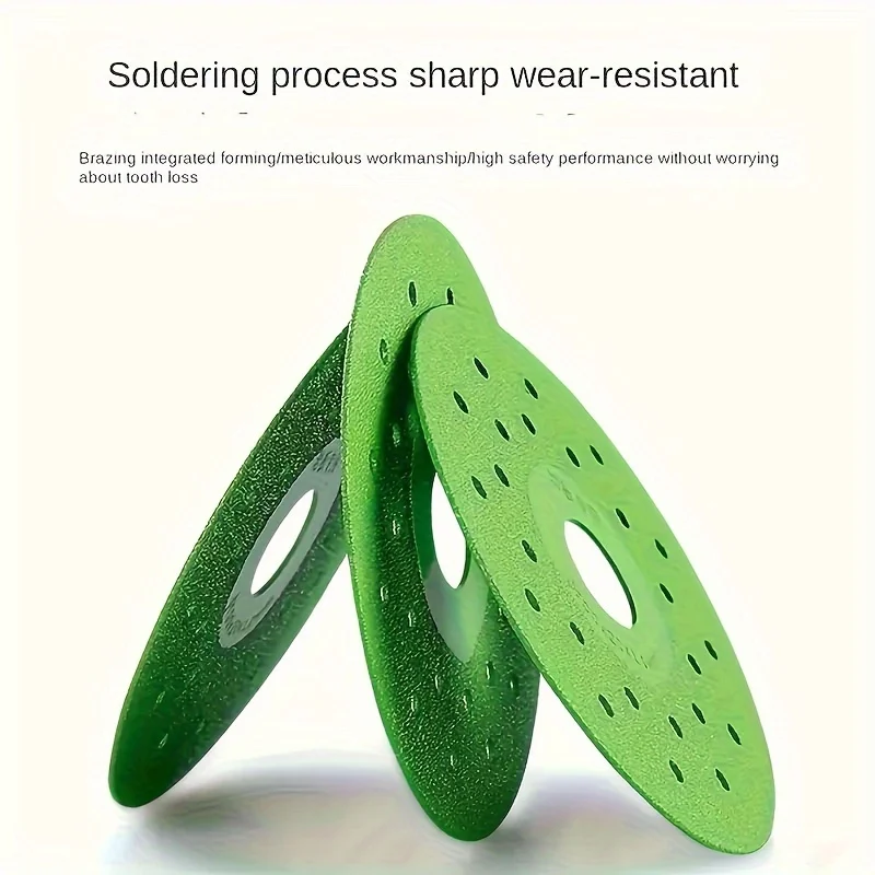 Diamant-Trennscheibe, Gelötete Schleifscheibe für Stein, Fliesen, Glas, Metallschneiden, Polieren & Rotationswerkzeug Image
