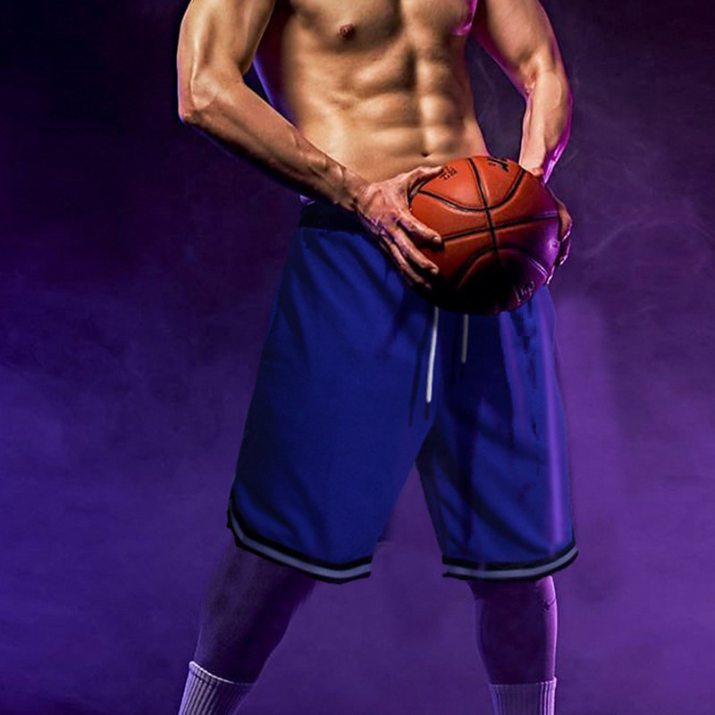 Men's Running Shorts Workout Shorts Mesh Drawstring Bottoms Athletic Casual Cotton Breathable Moisture Wicking Soft Gym Workout Basketball Running Sportswear Activewear Stripes Black White Army Green
