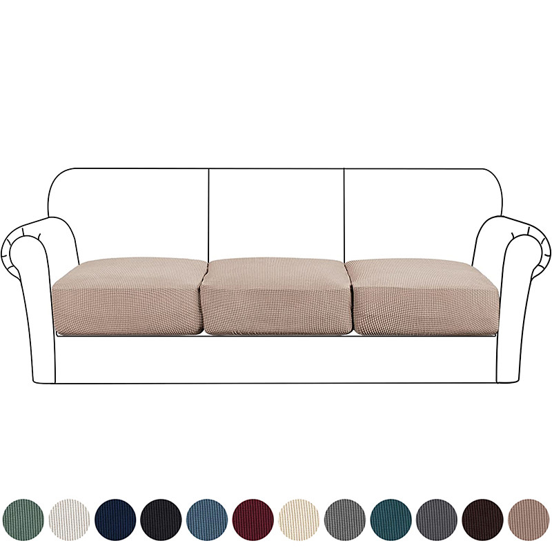 Stretch Couch Covers Burgundy Sofa Seat Cushion Cover For Dogs Pet, Sectional Sofa Slipcover For Love Seat,L Shaped,3 Seater,Arm Chair, Washable Couch Durable Protector