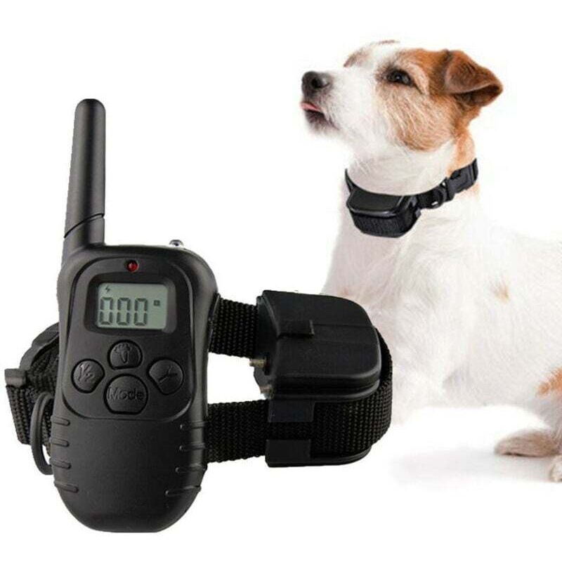 Collare Per Addestramento Cani - Collare Elettrico Per Cani, Con Segnale Acustico, Collare Per Addestramento Cani Con Vibrazione E Shock, Collare Elettrico Per Cani Impermeabile E Ricaricabile Da 300