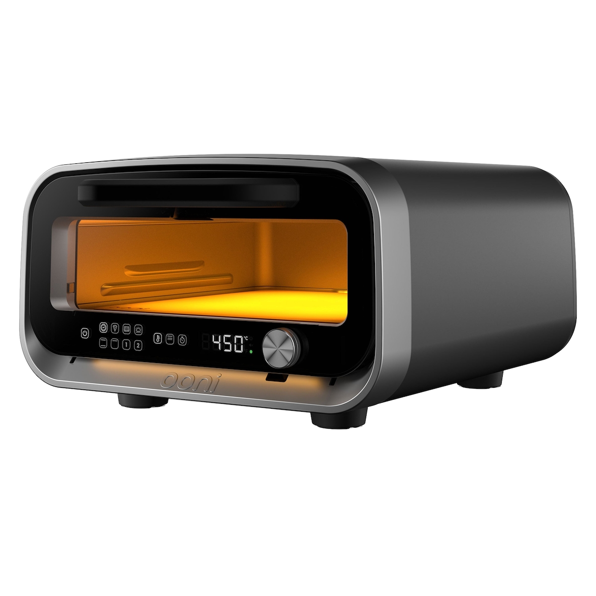 Ooni Volt 2 – Tragbarer elektrischer Pizzaofen für den Innenbereich mit Pizza Intelligence™-Technologie – Anthrazit Image