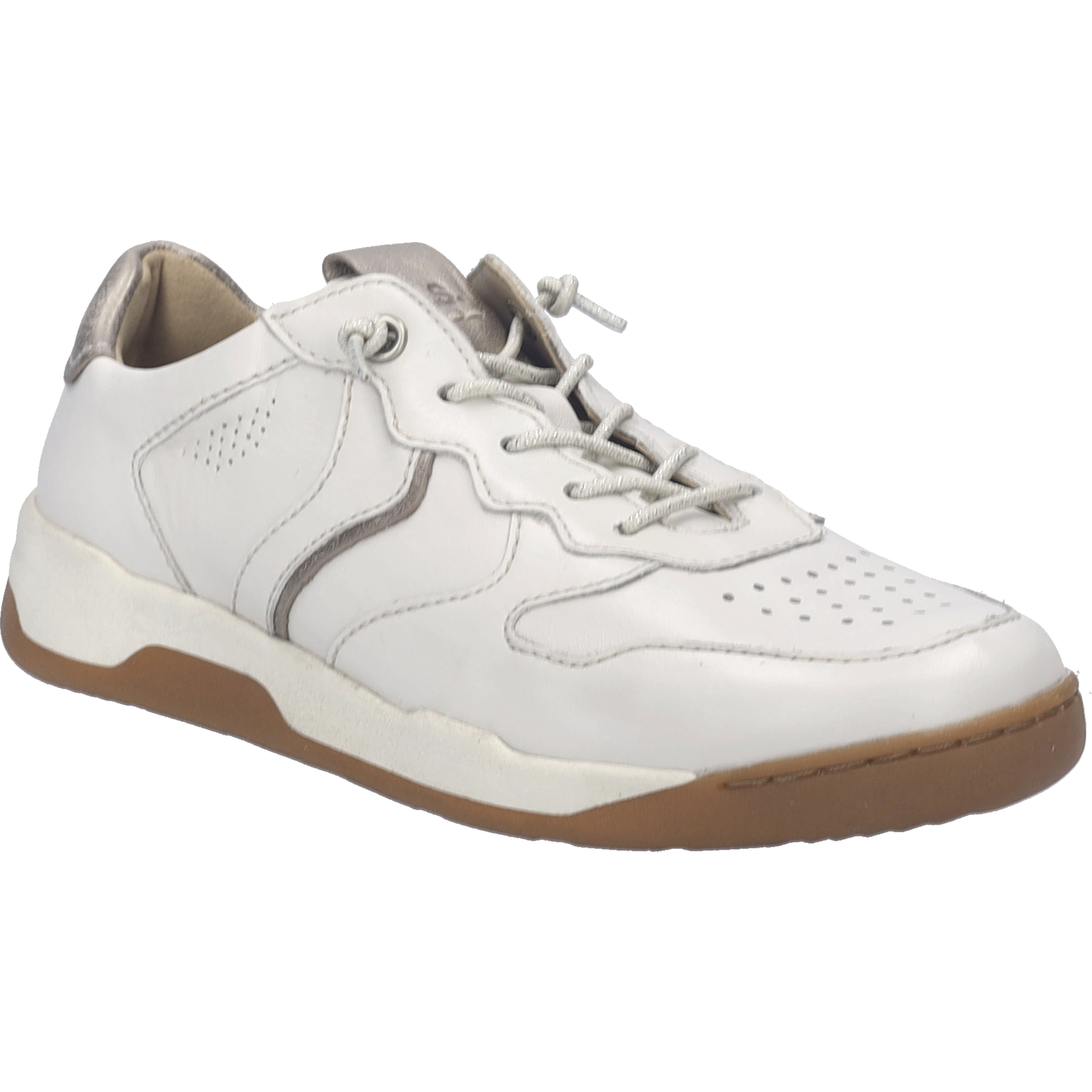 JOSEF SEIBEL Damen Sneaker Arleen 02 in weiss-champagner