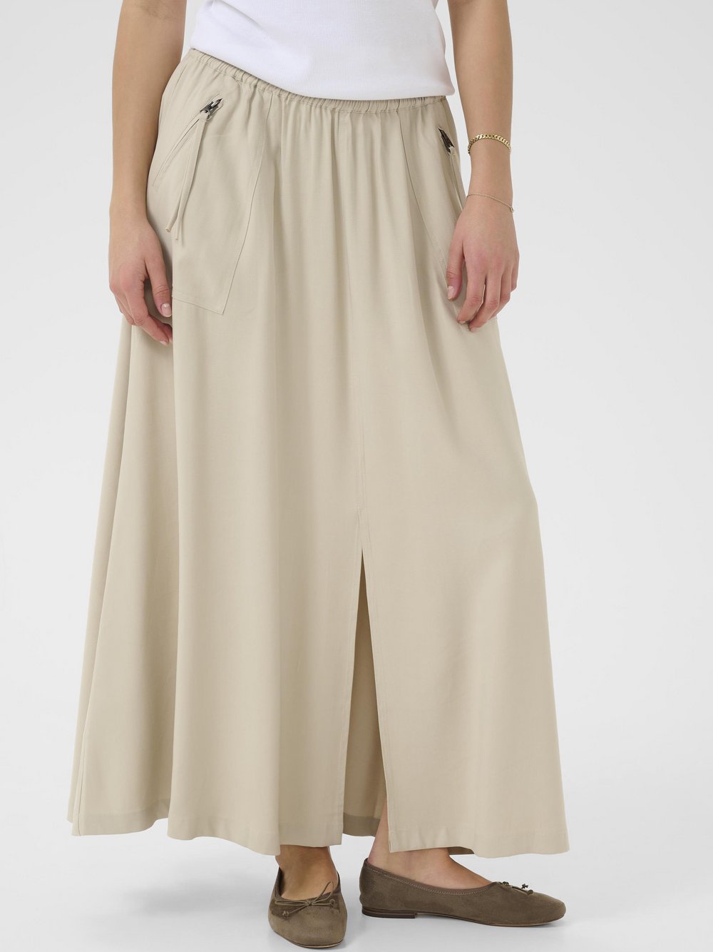 Kaffe Rock KAsonja Damen beige, 38