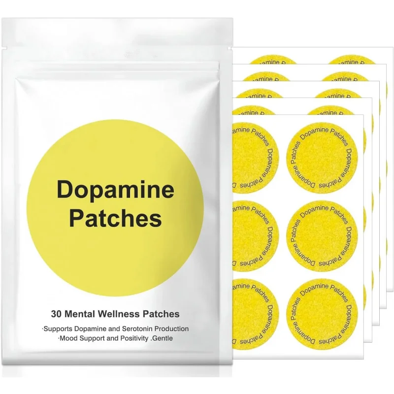Dopamin-Energie-Pflaster - Immunsystem-Booster, Energie-Boost, Wachsamkeits- und Motivationsförderer, Ermüdungslinderung, Nahrungsergänzungsmittel für Vitalität Image