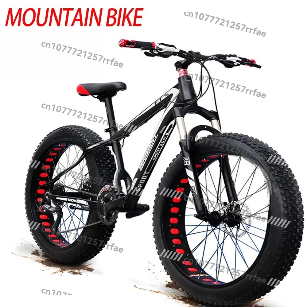 Direkt vom Hersteller: Mountainbike mit Fatbike-Reifen, Großhandel 20/26 Zoll Schneemobil-Fahrrad mit 4.0 Reifen Image