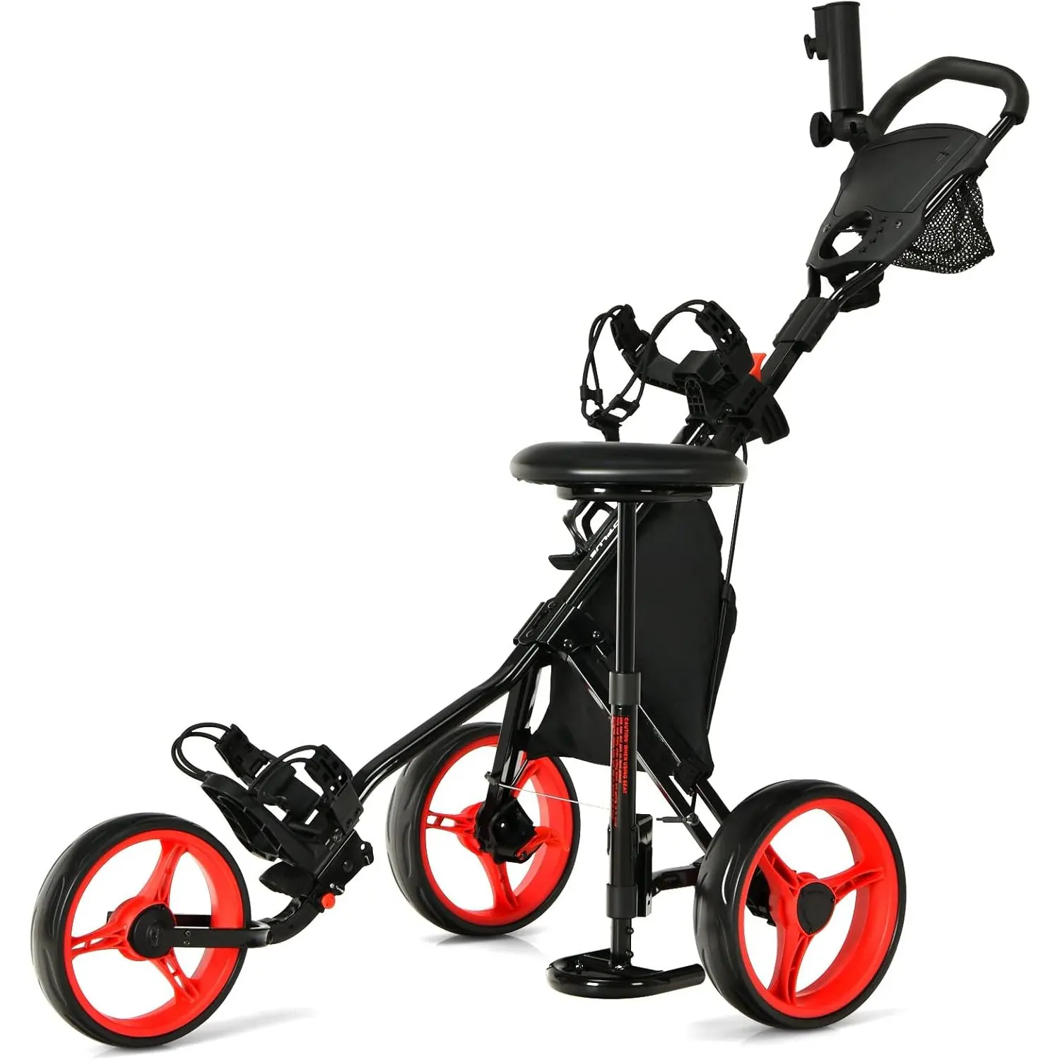 Carrello da golf, Carrello da golf a 3 ruote, Carrello da golf pieghevole, Carrello da golf in alluminio, Carrello da golf con portaombrello