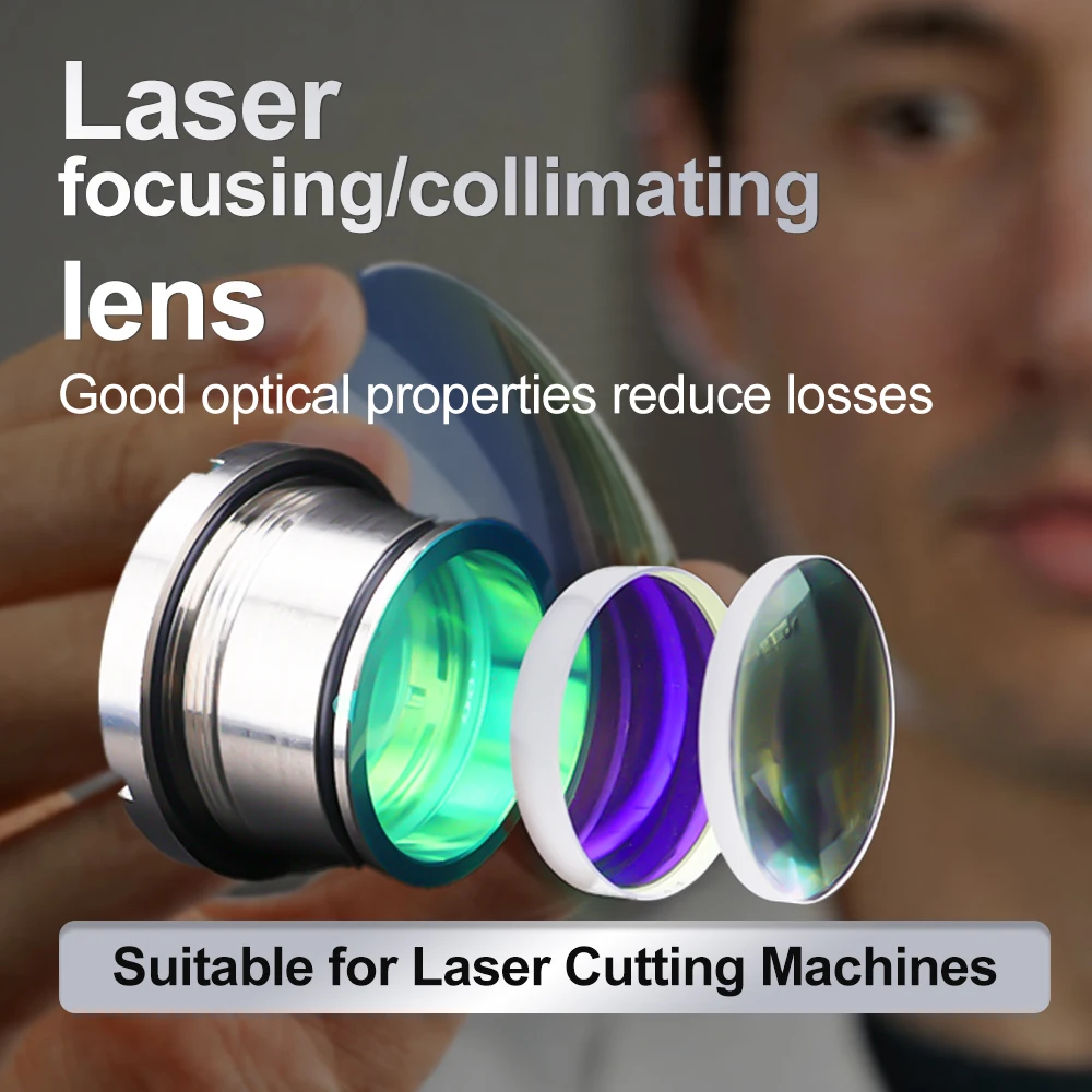 Precitec Laser-Fokussierlinse D30 D37 F100 F200 F300 Laser-Kollimationslinse aus Verbundwerkstoff und Asphärischem Glas für Procutter Image