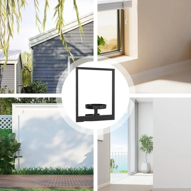 1 Stück Bilderrahmen Wandhalterung für Sukkulenten Metallhalter Robuster Blumentopf-Ständer für Garten und Innenbereich Image