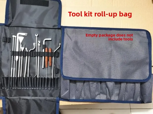 Outils de réglage de piano, trousse à outils, boîte à outils, sac enroulable, ensemble d'outils, sac vide