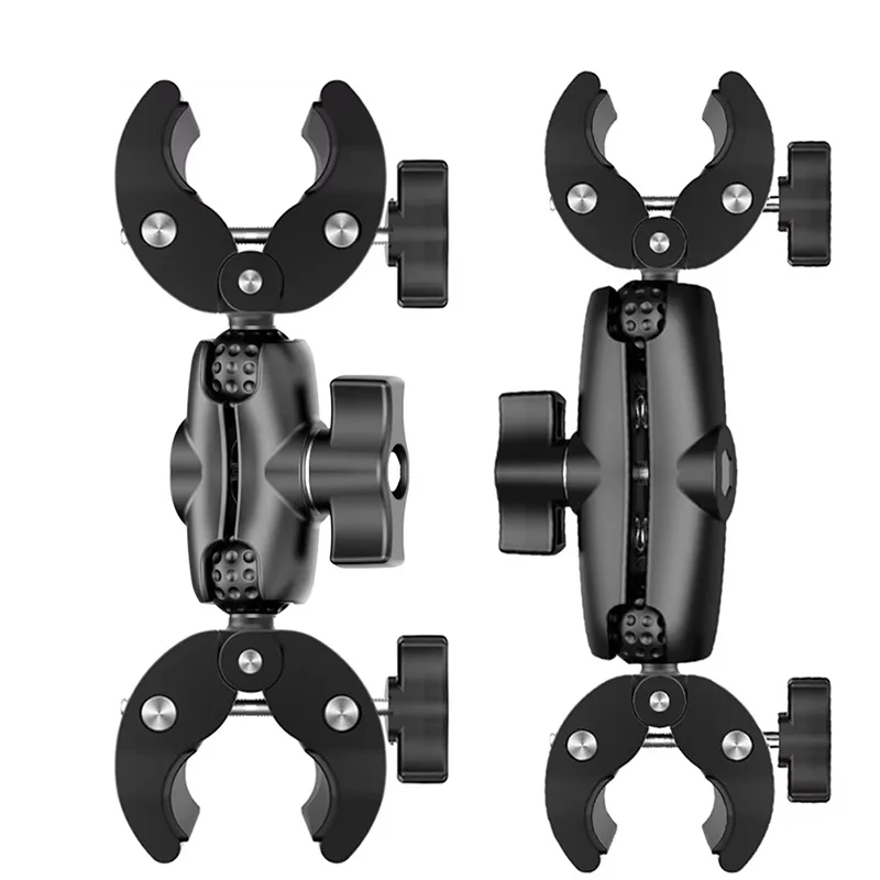 Kamera-Halterungsadapter Motorrad-Lenker-Clip Kamera-Krabbenklemme für Kamera GoPro LED-Licht Filmaufnahmen Studio Radfahren Mobiltelefon Image