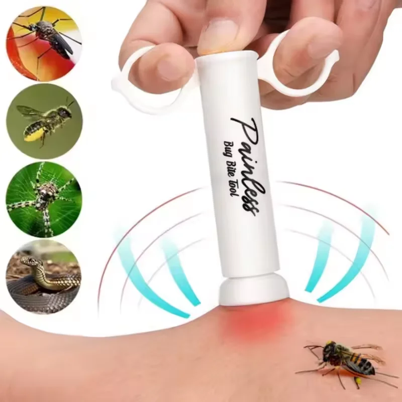 Venom Extractor Outdoor-Erste-Hilfe-Set für Schlangen- und Insektenstiche, Notfall-Überlebens-Vakuum-Entgiftungspumpe, Verletzungslinderungswerkzeuge Image