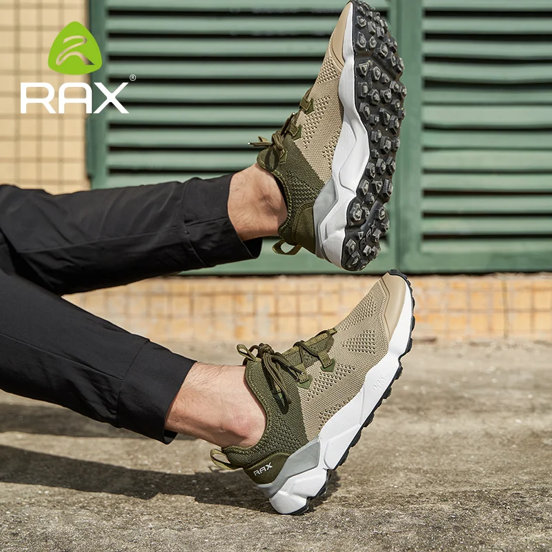 RAX Outdoor Atmungsaktive Wanderschuhe Männer Leichte Walking Trekking Waten Schuhe Sport Turnschuhe Männer Outdoor Turnschuhe Männlich Image