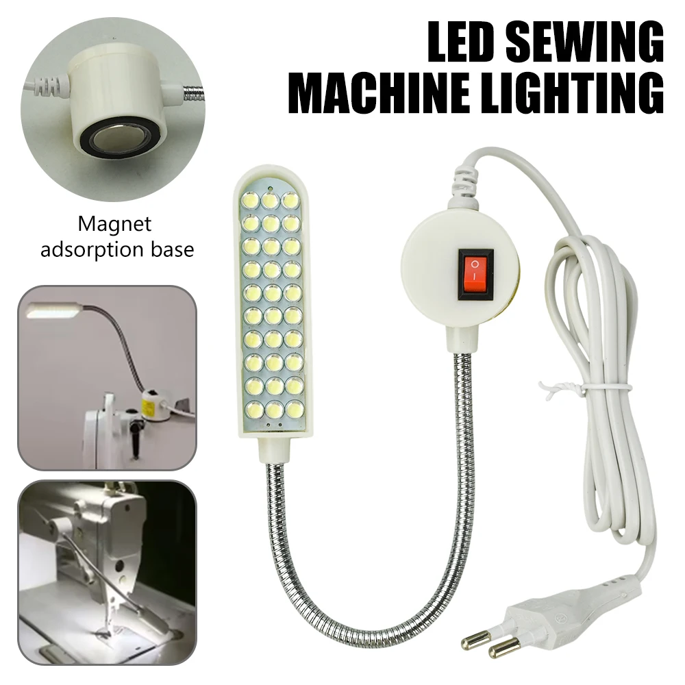Lampe LED pour machine à coudre, éclairage de travail pour machine à coudre à 30 LED, lampe pour machine à coudre, éclairage adapté aux machines à coudre