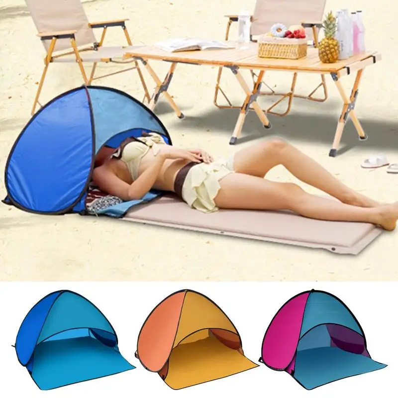Strand zelt Kopf Schatten Popup Baldachin automatische Schatten Zelt Sonnenschutz wind dichte Strand Sonnenschutz sofortige Sonnenschutz Baldachin