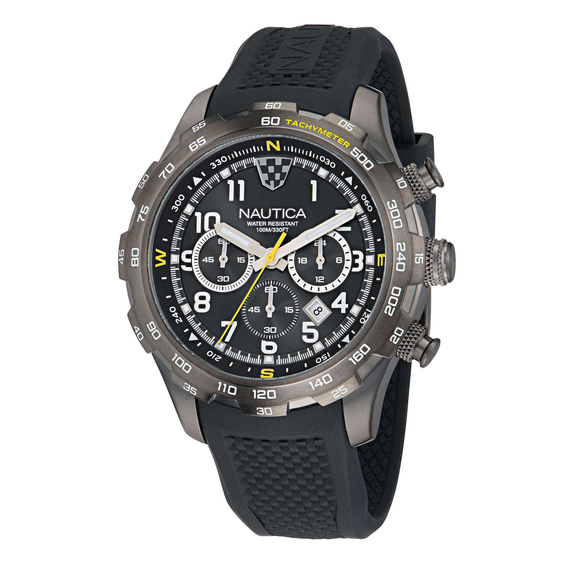 Nst Chronograph Watch With Silicone Strap